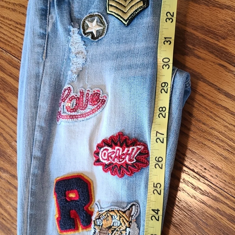 Indigo Rein Forever Jeans - Patches - Size 1 - Picture 7 of 9